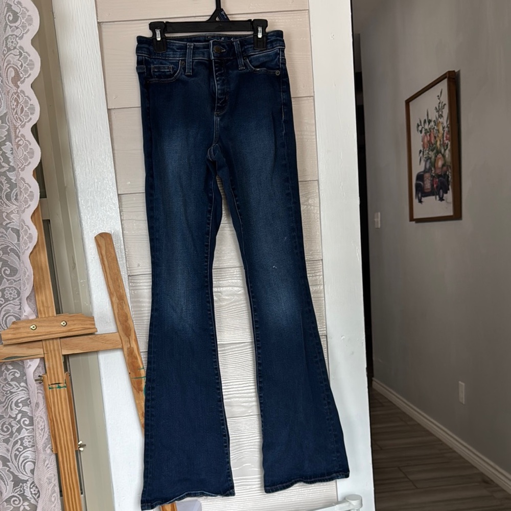 Universal Thread Blue Flare Wide Leg Jeans